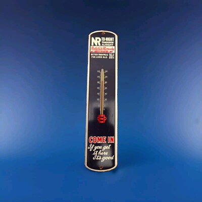 Nature's remedy Vintage Style Thermometer merchandise No Porcelain souvenir NR
