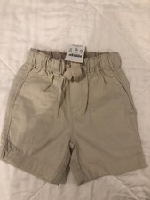New With Tag Toddler Cream Khaki Draw String Crewcuts J Crew Size 2 B7751 Shorts