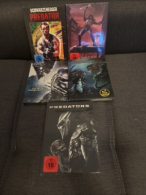 Predator 1 + 2  + Alien VS Predator 1+ 2 Und Predators Mediabook OVP/NEU Arnold