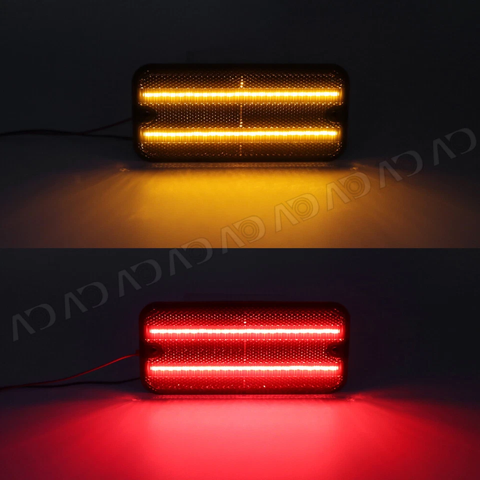 LED Side Marker Lamp For 85-95 Chevy G10 G20 GMC G1500 G2500 Van 85-96 P30 P3500 — 第 2/4 张图片