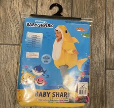 New Pinkfong Baby Shark Costume 6-12 Months Romper With Sound Box