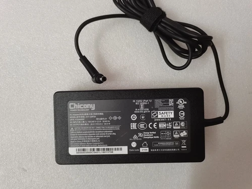 Slim Original Chicony 120W 20V 6A for MSI GV15 Thin 11SCV 11SC Laptop AC Adapter