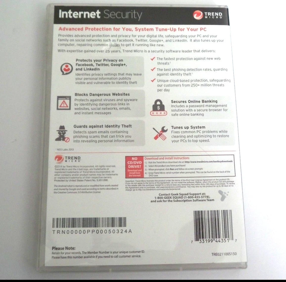 Trend Micro Internet Security (Windows 8/Mac/And/iOS, 3 Devices Protected) - Image 3 of 3