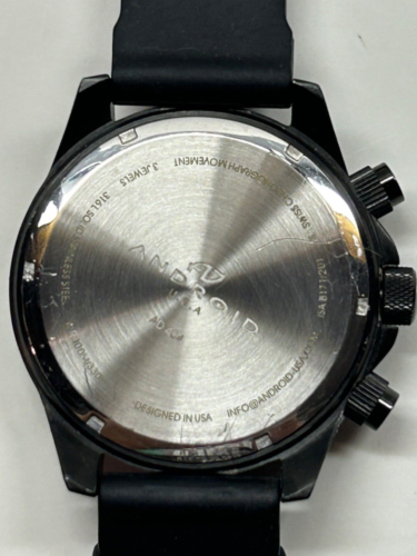 Men’s Android USA AD454 Euxine 2 Neon Blue / Black 50mm Watch w/Chronograph - Picture 5 of 9