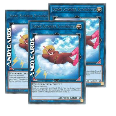 3x SOME SUMMER SUMMONER (Außergewöhnlicher Sommerbeschwörer) Rare   MP19 EN192 YUGIOH!