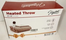 HEATD THROW 50"X60"(127CM X 152 CM) 10 HEAT SETTING ULTRA SOPT 1/2/4/6/8 HOURS