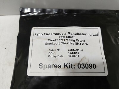 #ad Tyco Fire Power Spares Kit 03090 $203.00