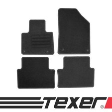 Fussmatten für Citroen C5 II 2 Bj. 2008- Graphit / Anthrazit Textil Fußmatten