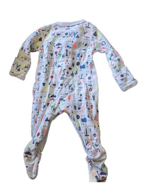 Rosie Pope Baby Romper 3-6m Sleeper One Piece Alphabet