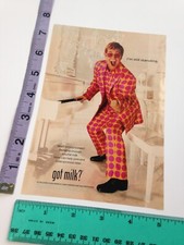 Vintage Print Ad - Elton John photo Got Milk? I'm Still Standing 2001 small ad
