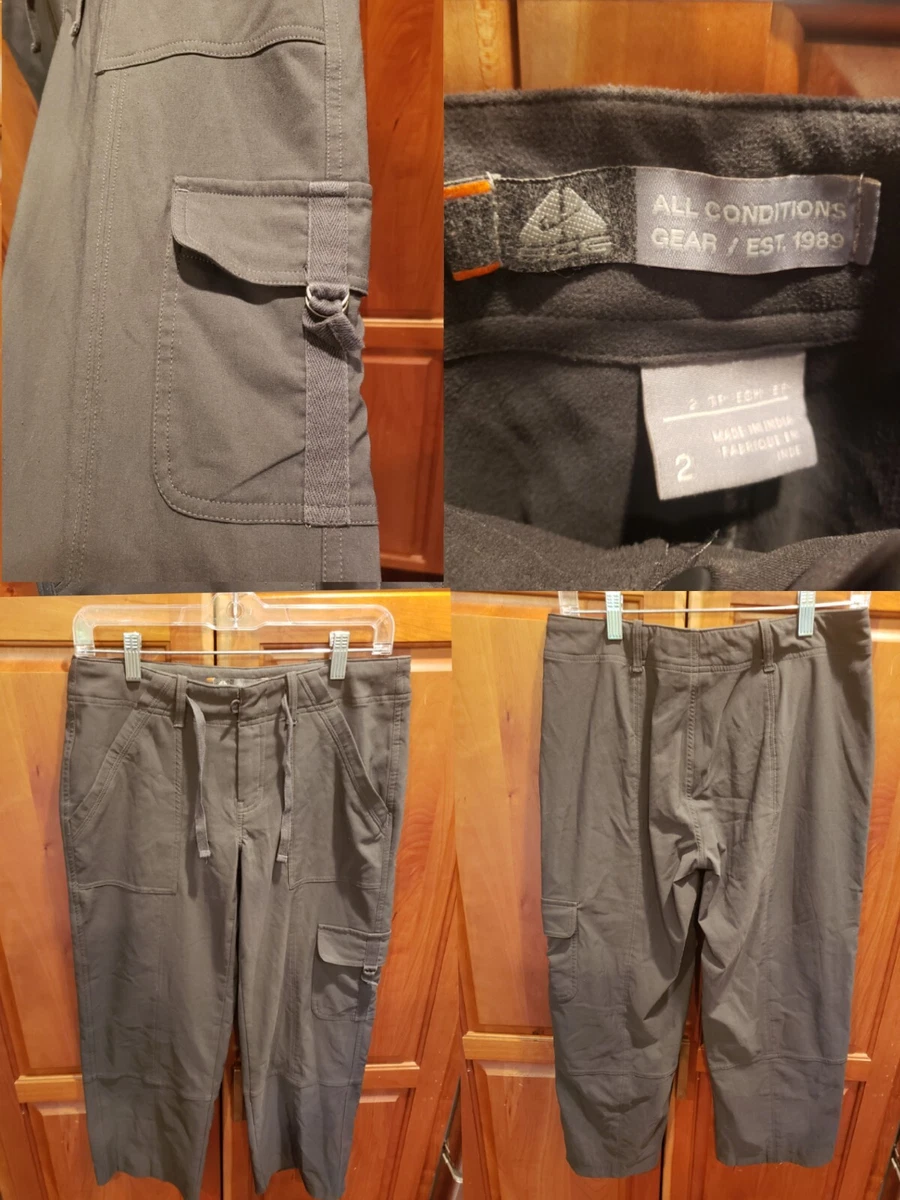 Vintage Nike ACG Stretch Light Hiking Cargo Pants Nylon All Condtion Gear Sz. 2