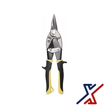 10" Aviation Tin Snip Straight (Yellow) by X1 Tools