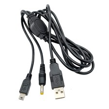 USB Data cable, charging lead, 2-in-1 Multi Cable for Sony PSP Charge & Sync
