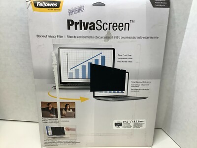 Fellowes PrivaScreen Blackout Privacy Filter for 19'' Standard Laptop/Monitor