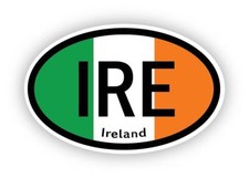 Ireland Vinyl Bumper Sticker Decal Laptop Car Wall St Patrick's Day Irish