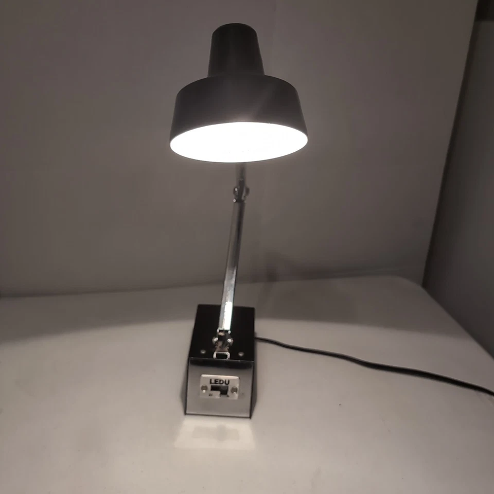 Lámpara de dibujo articulada ajustable portátil LEDU vintage negra 9306 Foto 2 de 4