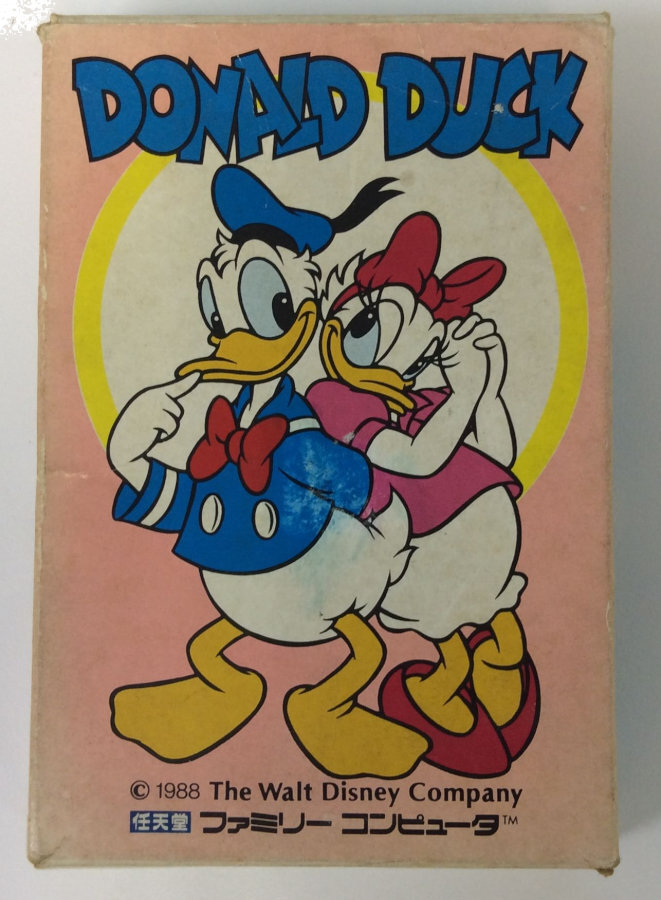 Nintendo Famicom FC Donald Duck The Walt Disney Japan w/ Box 1186