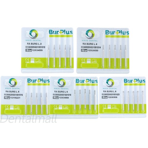 Wave Dental Burs Carbide Surgical Round Latch 26/34mm RA Slow Speed Contra Angle