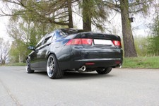 Fox Duplex Auspuff Sportauspuff Sportendschalldämpfer für Honda Accord VII 2.4l 