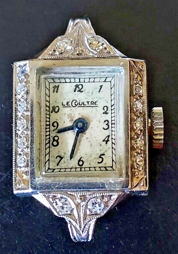 Vintage LeCoultre PALLADIUM Ladies Watch working but no band. eBay