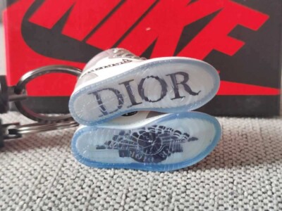 NEW 3D MINI SNEAKER JORDAN 1 DESIGNER KEYCHAIN