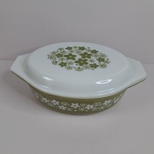 Vintage Pyrex Oval Casserole 2-1/2 Quart #045...