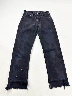 LEVI’S VINTAGE CLOTHING ２７５０１W３４ Vintage Levi's 501 Jeans 27x27 Tagged 29x34 Blue Black Distressed