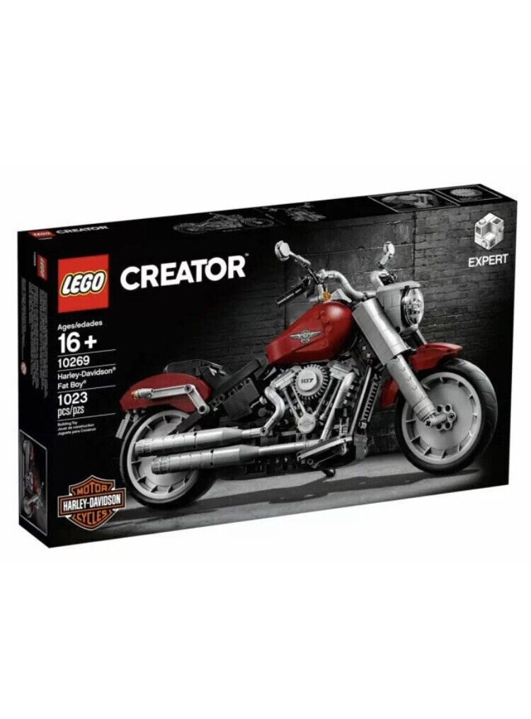 🔥 LEGO 10269 Expert Creator Harley-Davidson Fat Boy Motorcycle 1023 Pieces New