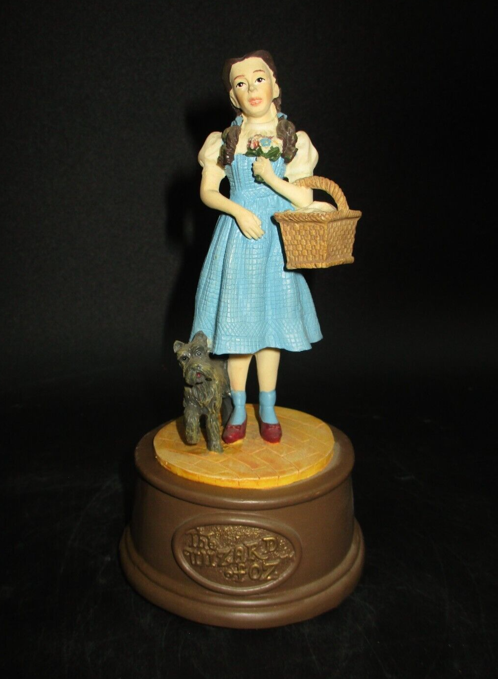 1996 Dave Grossman Creations Wizard Of Oz Figurine Music Box Dorothy