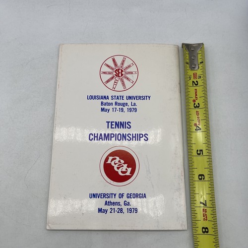 1979 Southeastern Conference Tennis Media Press Guide - Picture 5 of 5