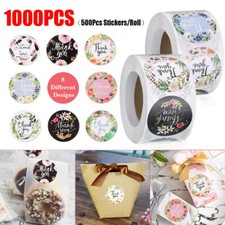 1000 Pcs Thank You Stickers Roll Thank You For Supporting Small Business Labels
