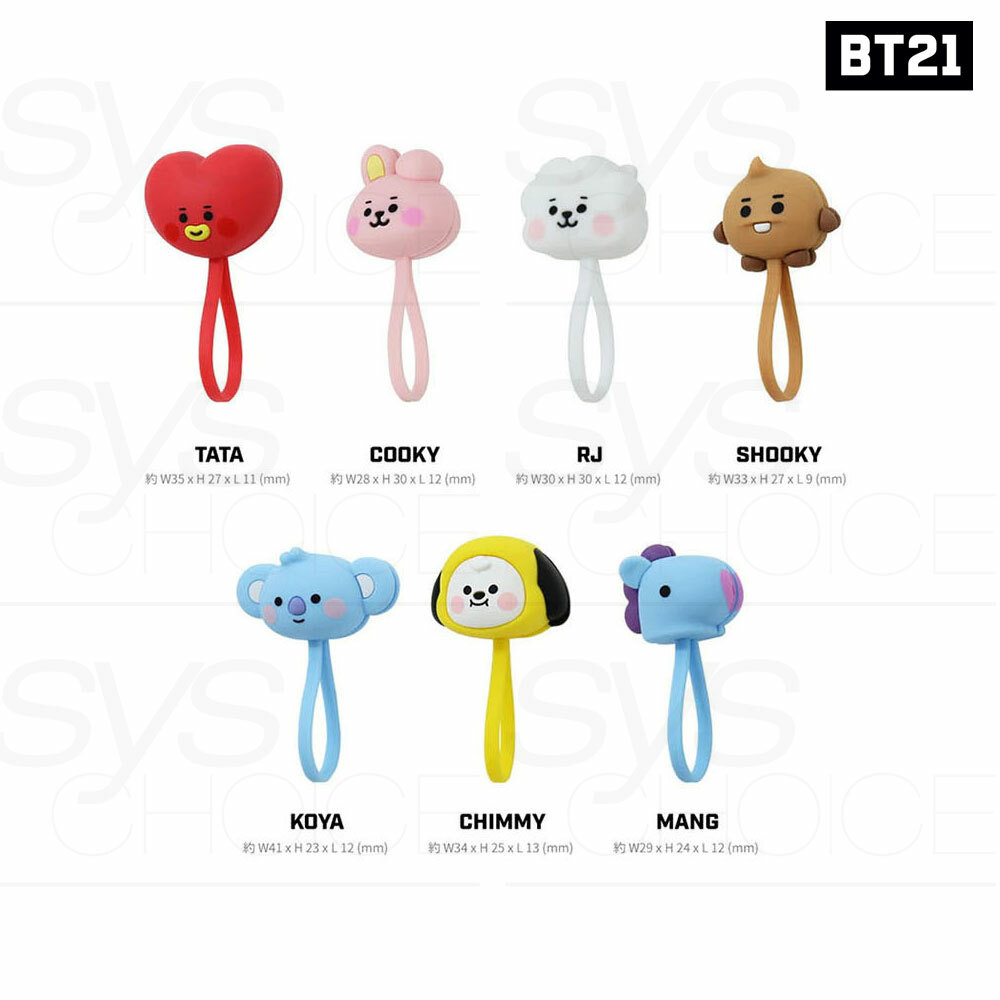 BTS BT21 Official Authentic Goods Cable Wraps by SOLOMON +