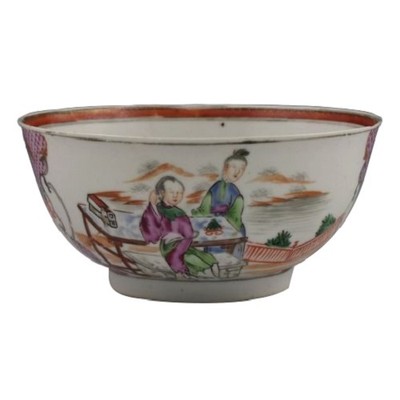Beautiful 18thC Chinese Porcelain Bowl w/ Characters