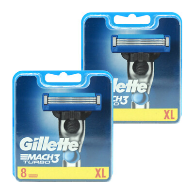 Gillette Mach 3 Turbo Rasierklingen 4-8-16 Stück - NEU - OVP -