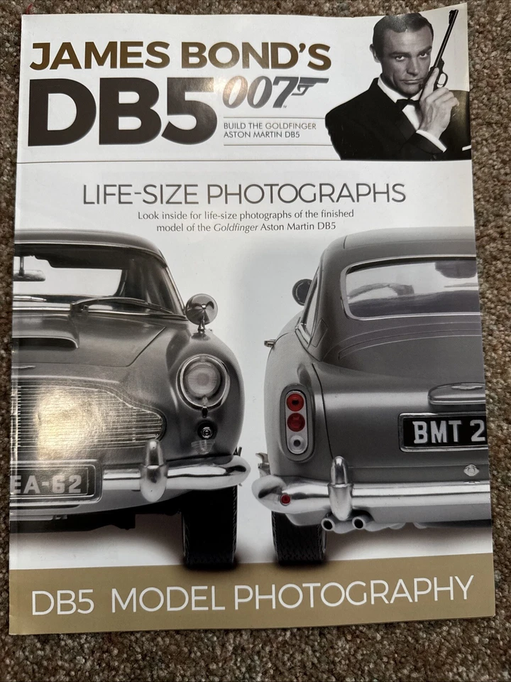 Eaglemoss James Bond Aston Martin DB5 escala 1:8 lote de 10 piezas con 2 cargadores Foto 2 de 4