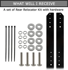 Mount Tour Pak Pack Extend Plate Rack 1''-3'' for Touring Road King Glide 09-13