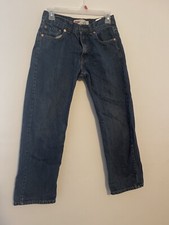 Levi's 550 Blue Denim Relaxed Fit Youth Jeans Size 16 Regular 28x28