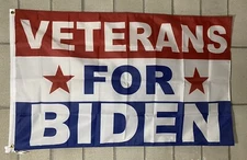 Veterans For Joe Biden President Flag FREE SHIP Save America Harris USA Sign 3x5
