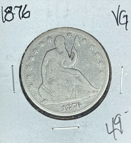 1876 Seated Liberty Half Dollar — photo from another recent sale