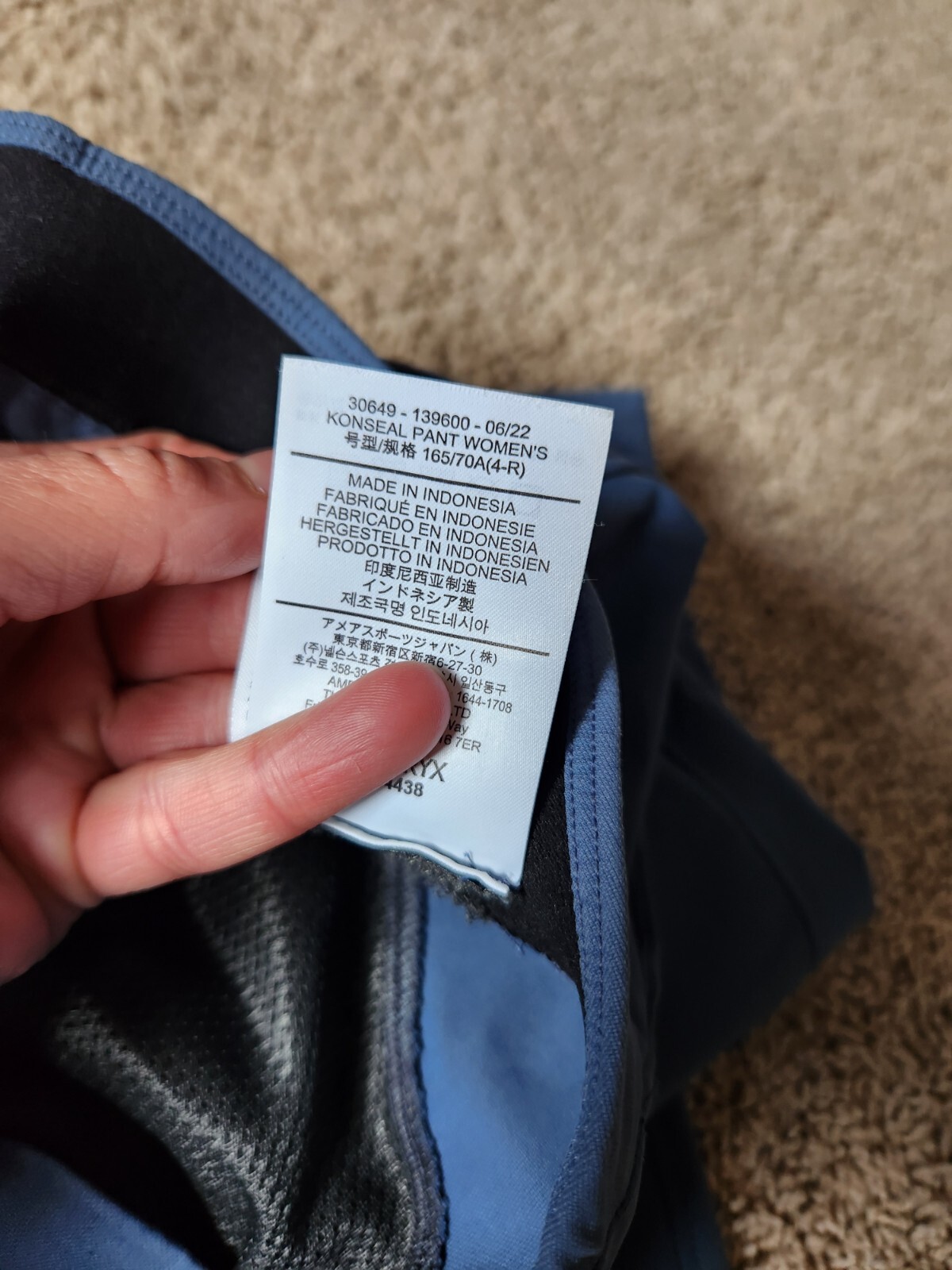 Arc'teryx Konseal Pants. Women. Serene? Size: 4. Please read. image 10