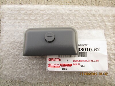 15-20 TOYOTA SIENNA LE XLE FLOOR CARPET MOULDING LOCK COVER MD-GRAY NEW 08010-B2