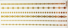 Tattoo Temporary Gold 6 Pieces Bracelet Necklace Foot New H2
