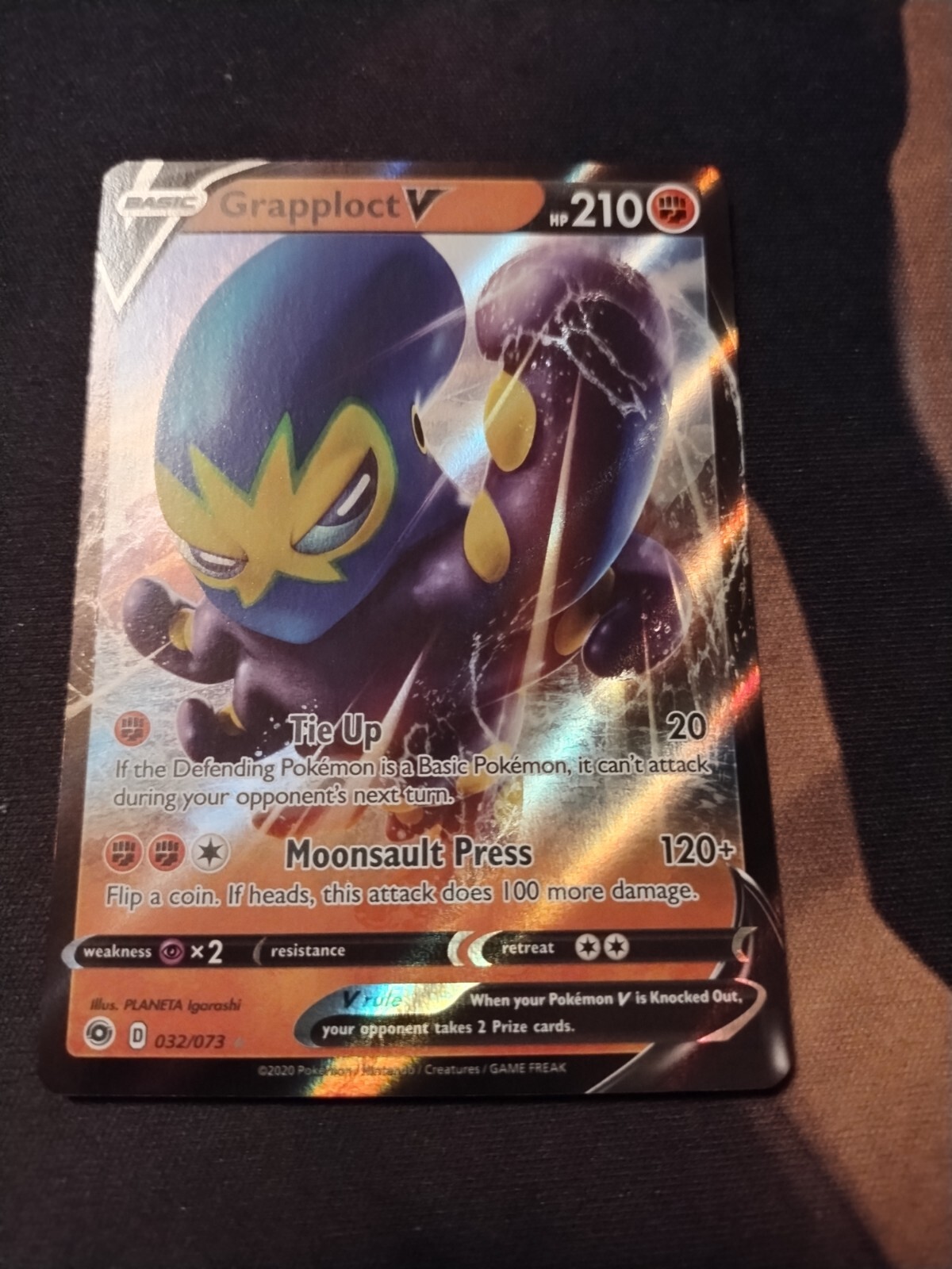 Grapploct V 32/73 Champions Path Holo-NM