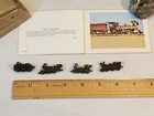 4 METAL LOCOMOTIVE MODELS and (unrelated) BOOKLET showing wood locomotive models — photo 6