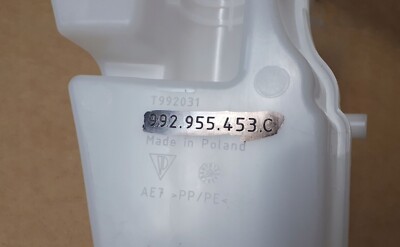 Genuine PORSCHE 911 992 Carrera Turbo S Washer Fluid Reservoir 新品！時計！