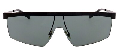 Vintage Y2K GUCCI GG1921/S 00695 Black Shield Sunglasses Italy