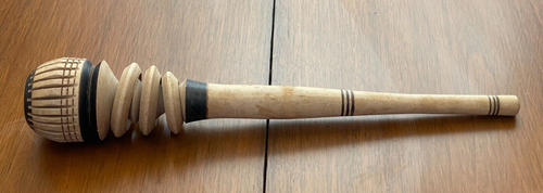 Wood Artisanal Mexican Wooden Molinillo Hot Chocolate Frother Whisk