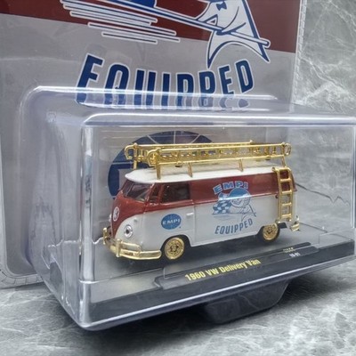 M2 1/64 1960 VW Delivery EMPI Gold Plated Roof Rack Diecast Model Car