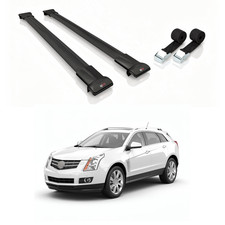 Roof Rack Cross Bars for Cadillac SRX 2004-2016 2 Bars with Two Straps