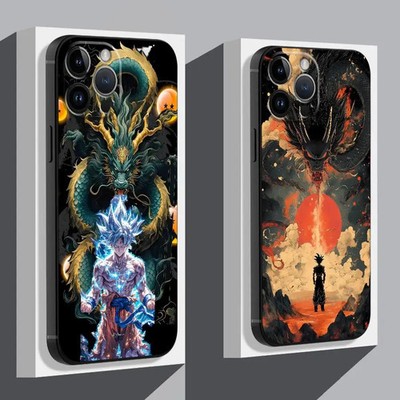 Dragon Ball Super Saiyan Goku iPhone Case 16e 16 15 14 13 12 Cover XR X SE
